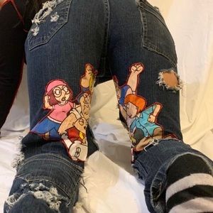 unisex family guy jeans